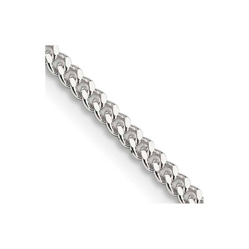 Kazi Luxury Sterling Silver 2mm Curb Chain 107$
